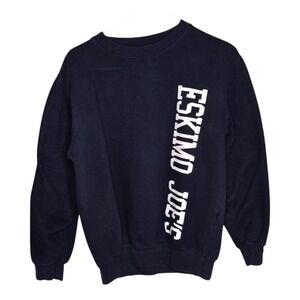 Eskimo Joe's Sweatshirt Pullover Graphic Print Crew Neck Comfy Casual Women's M